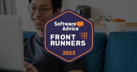 Software Advice Frontrunners 2023 badge for Splashtop Remote Support as a top MSP solution.