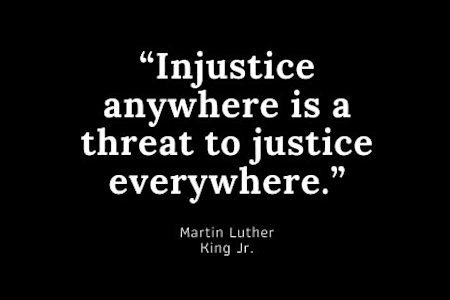 Quote by Martin Luther King Jr. on justice, impactful for social advocacy contexts