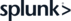 The Splunk logo, featuring the word splunk in bold lowercase black letters followed by a large right-facing angle bracket (greater-than sign) and a registered trademark symbol.