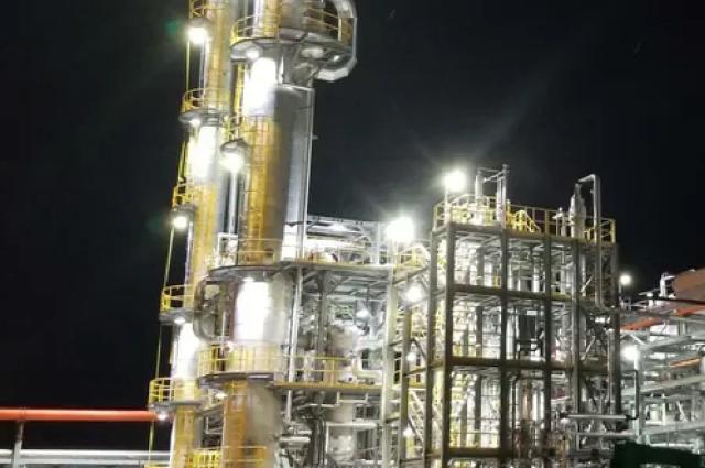 Strobel Energy Group facility at night