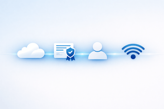 Foxpass takes care of the infrastructure.
You set the policies.