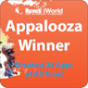 Appalooza Winner Greatest 25 Apps of All Time! logo