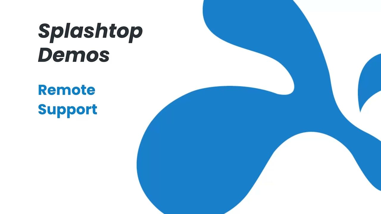 Splashtop ondersteuning op afstand Demo