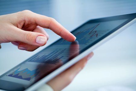 An iPad with Splashtop being used to remotely control a computer