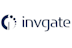 The image shows the InvGate logo with a stylized circular icon on the left and the word invgate in lowercase blue letters on the right.