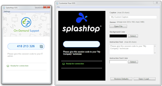如何為 Splashtop SOS 應用程式新增自訂品牌