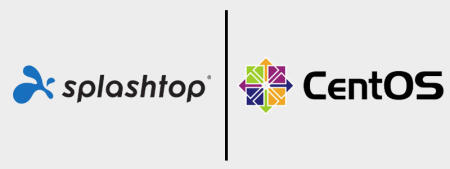 Splashtop and CentOS logos