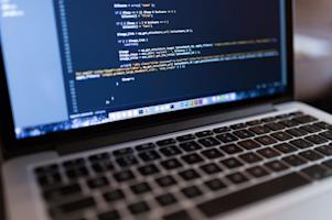 A computer running scripts.