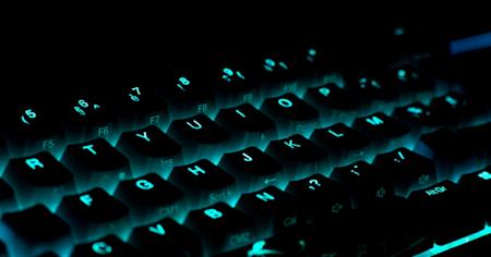 A glow in the dark keyboard.