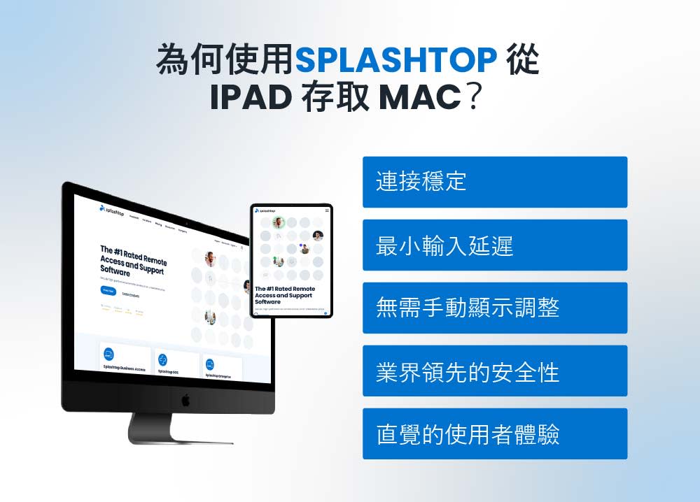 Benefits of accessing a Mac from iPad with Splashtop.