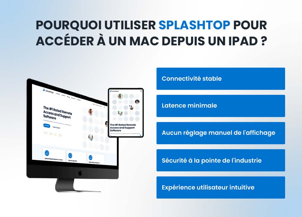 Benefits of accessing a Mac from iPad with Splashtop.