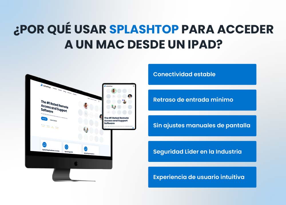 Benefits of accessing a Mac from iPad with Splashtop.