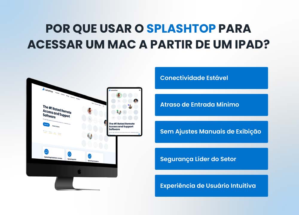 Benefits of accessing a Mac from iPad with Splashtop.