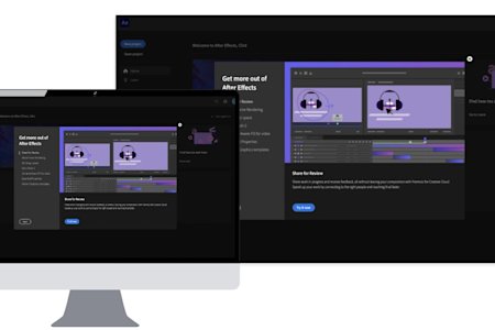 Screenshot showcasing the remote-powered capabilities of Adobe After Effects