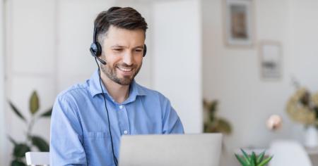 A MSP technician remotely supporting a client with Splashtop Remote Support.