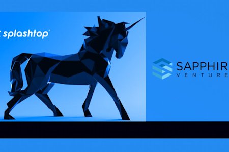 Combined logo of Splashtop and Sapphire Ventures