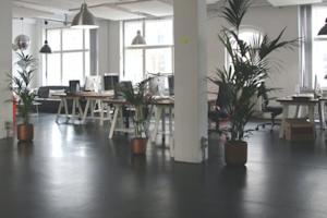 Empty office as people are using Splashtop to work remotely