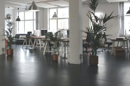 Empty office as people are using Splashtop to work remotely