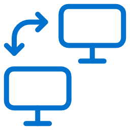 Computers being connected