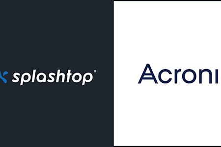 Acronis logo and Splashtop Remote Desktop logo