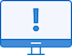 Computer alert icon