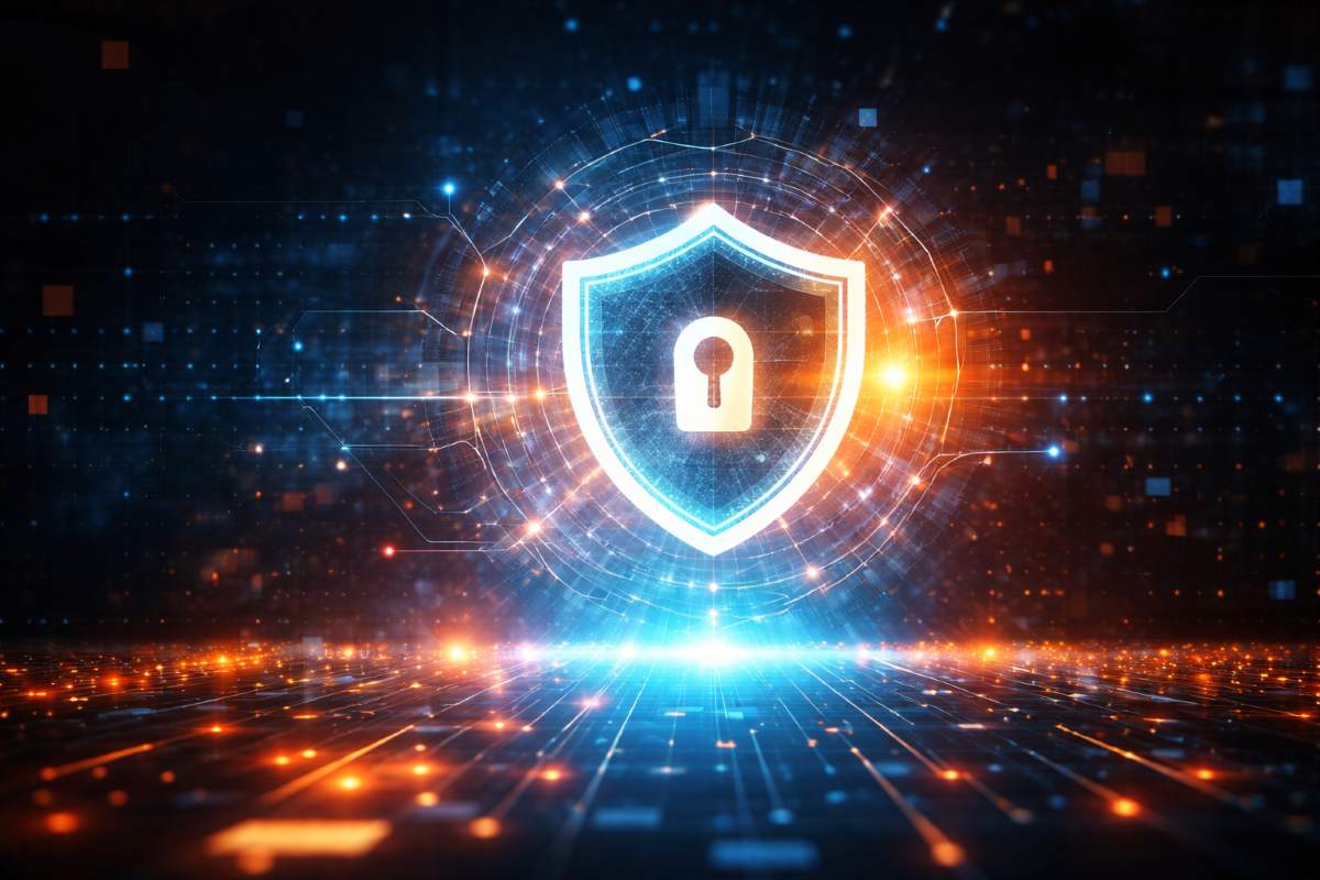 Shield icon representing IT security.