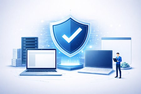 A person setting up an automated patch strategy.