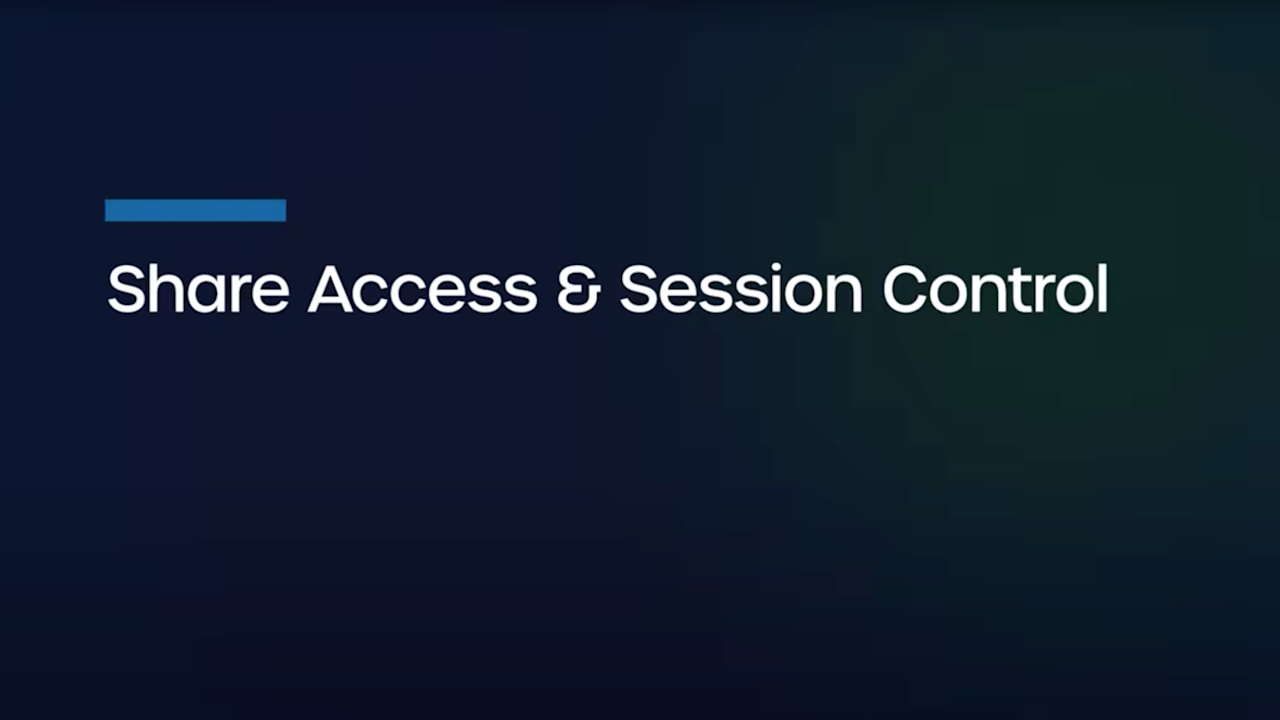 Splashtop Secure Workspace - Sharing Access & Session Control