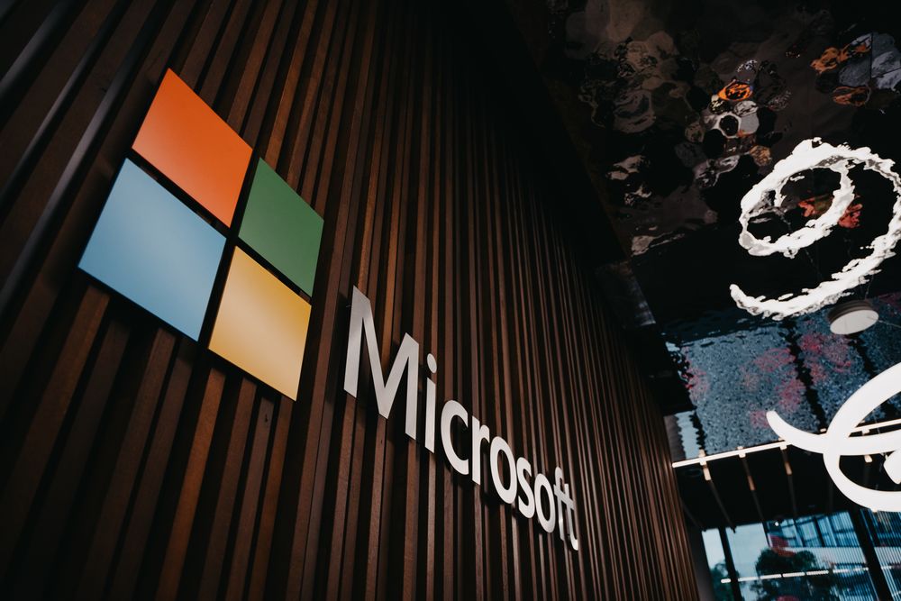 Microsoft logo.