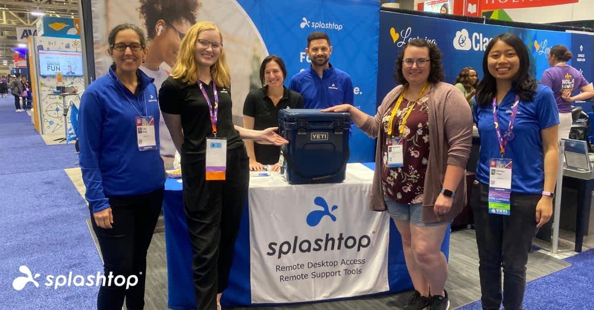 computer inventory – splashtop business - support... Splashtop Team reflete no ISTELive 2022 em Nova Orleans