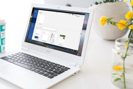 Accessing Microsoft Word on a Chromebook using Splashtop