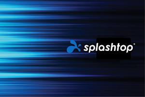 Splashtop Logo On Dark Blue Background