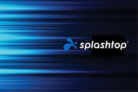 Splashtop Logo On Dark Blue Background