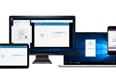 A computer, iPad, laptop, and iPhone that can all be remotely access with Splashtop