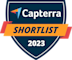 Capterra Shortlist 2023 badge