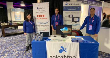 Splashtop team at JNUC 2019 showcasing remote access and support solutions