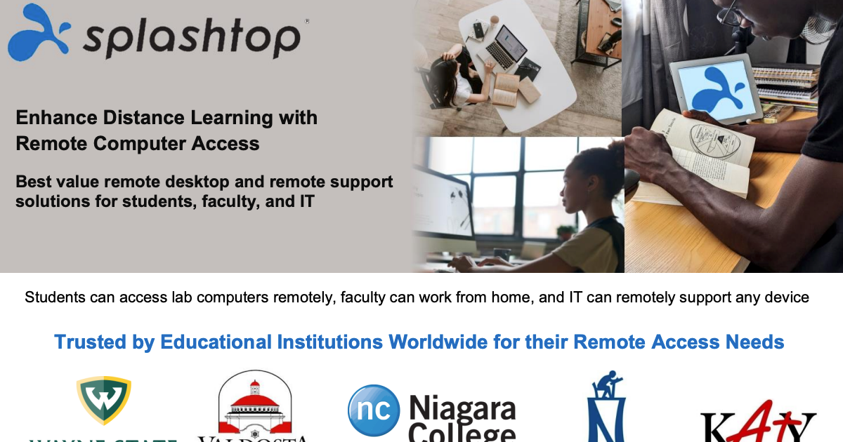 Remote Learning with Splashtop Datasheet