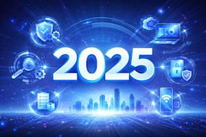 They year 2025 with icons representing IT, remote support, security, and endpoint management.