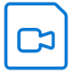 Video camera file icon representing session recording