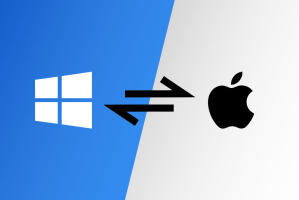 Drag and drop functionality between Apple and Microsoft platforms