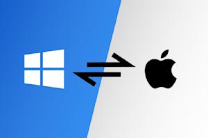 Drag and drop functionality between Apple and Microsoft platforms