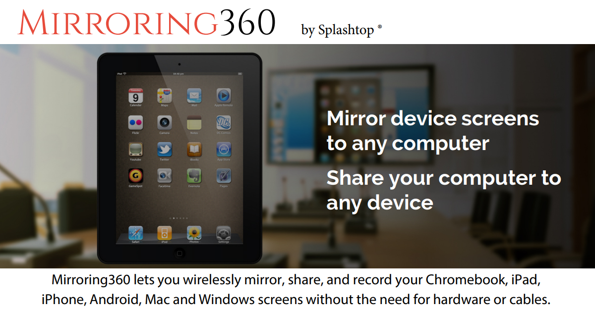 Mirroring360 datasheet splashtop