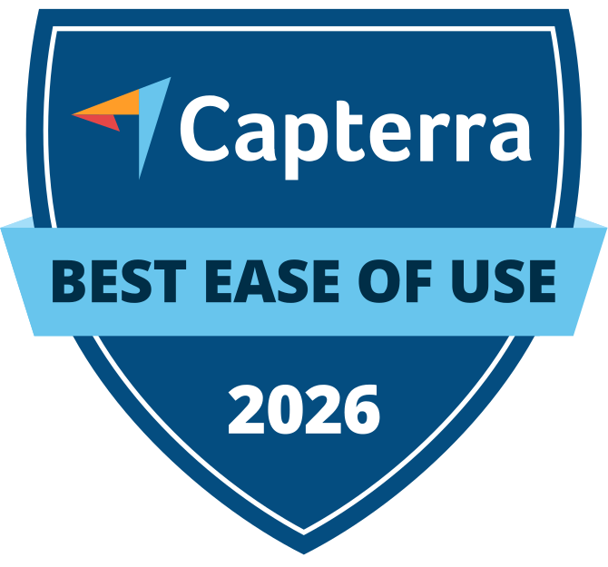 Capterra Best Ease of Use 2026 badge for IT Management