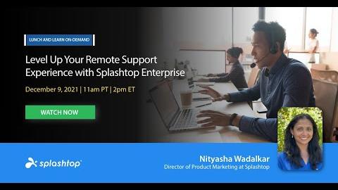 Verbeter uw remote supportervaring met Splashtop Enterprise