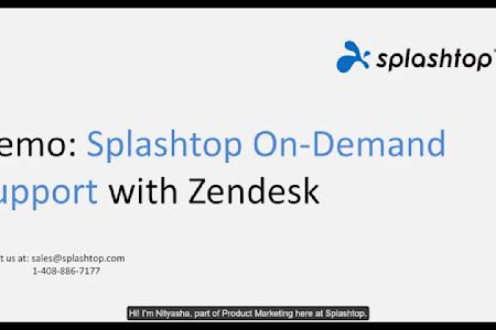 Splashtop SOS with Zendesk Demo