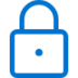 Security and compliance lock icon