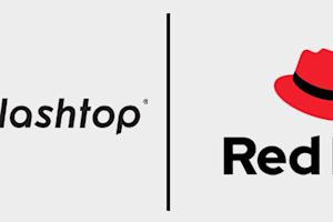 Splashtop and Red Hat logos