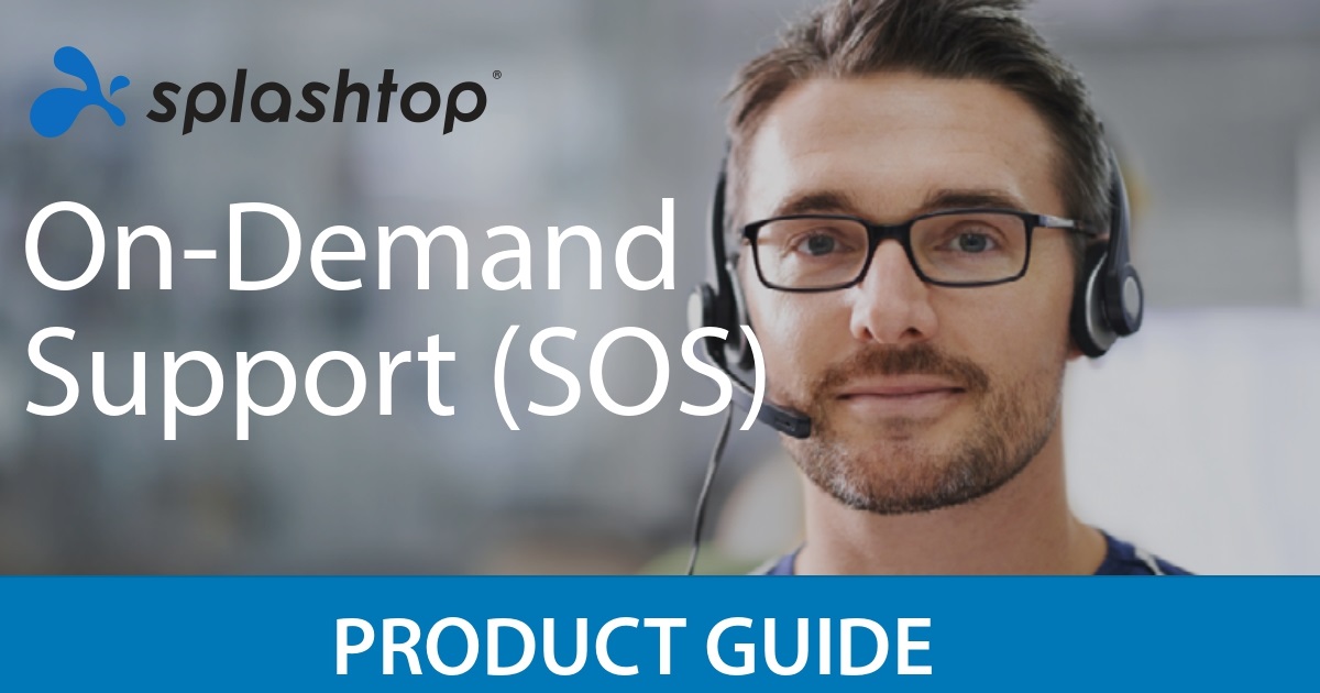 Product Guide Splashtop SOS