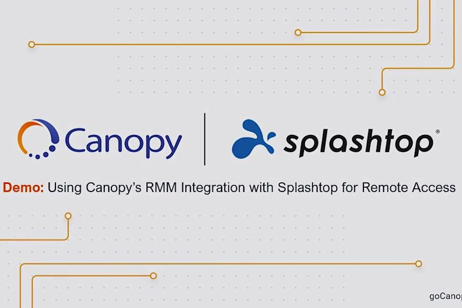 Canopy Rmm Canopy Integration - Splashtop Inc. | Splashtop