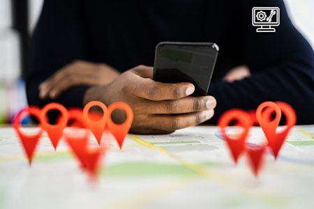 A remote IT technician providing multi-location IT support.